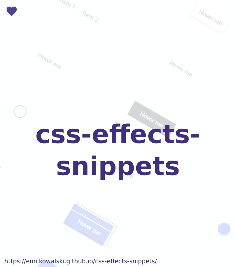 css-effects-snippets