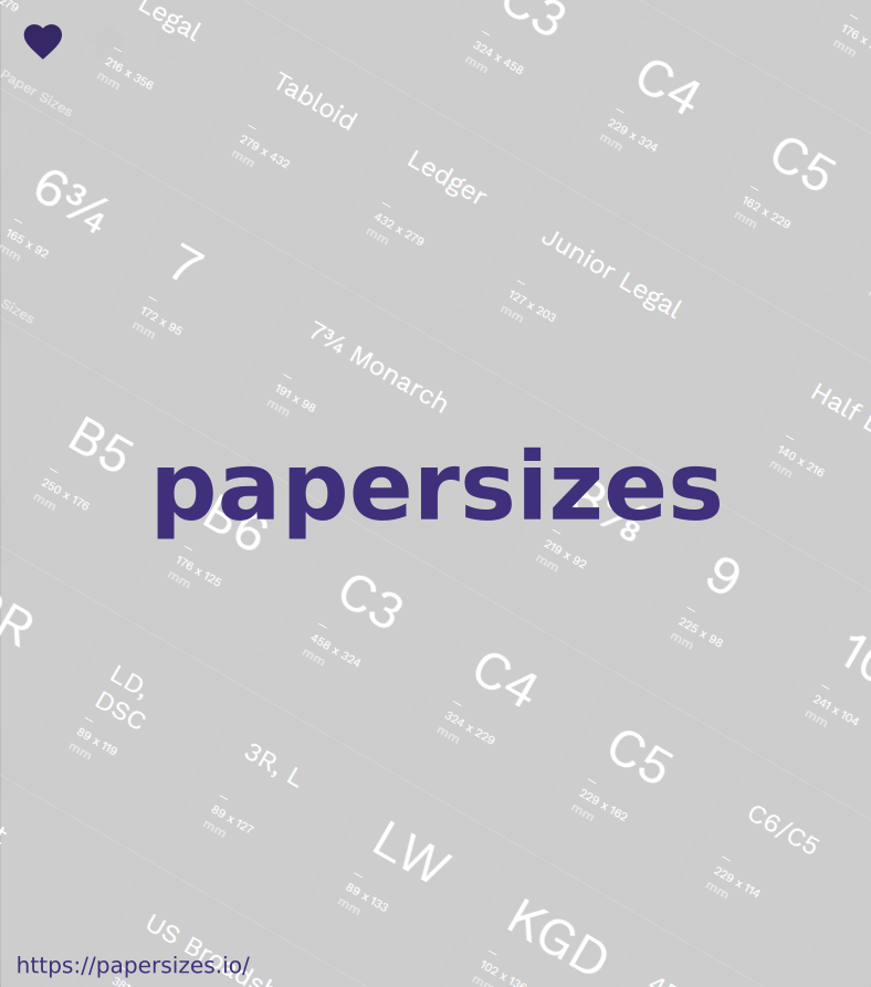 papersizes
